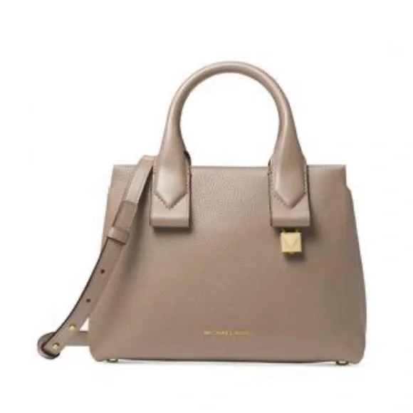 NWT- Michael Kors Rollins Red Small Leather Satchel - Picture 8 of 9